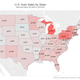 Illustration for article titled This Interactive Map Shows How Devastating Coronavirus Is On The American Car Market